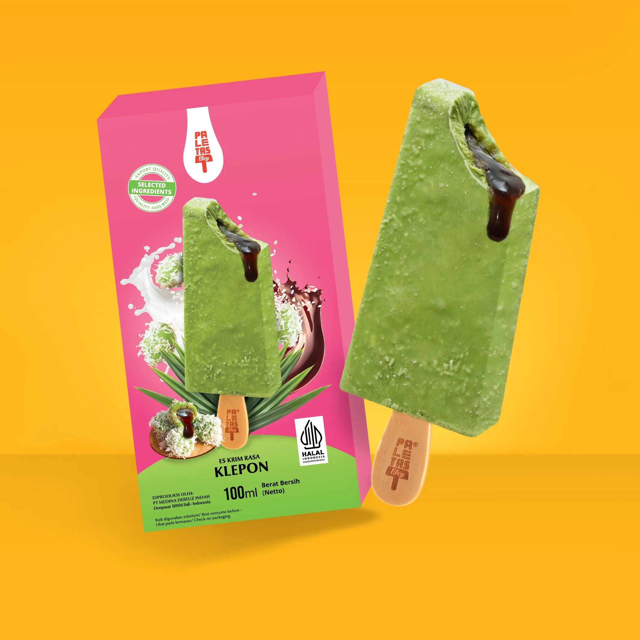 Es Krim Paletas Wey Klepon