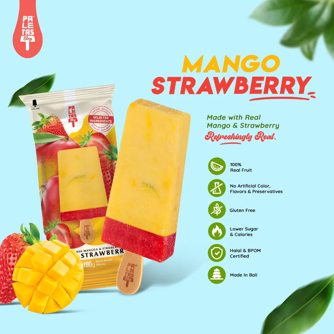 Es Krim Paletas Wey Mango Strawberry