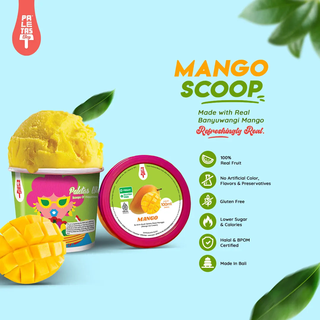 Es Krim Paletas Wey Mango Scoop