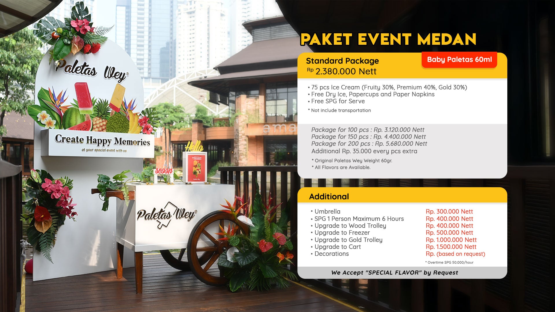 banner event medan paletas wey